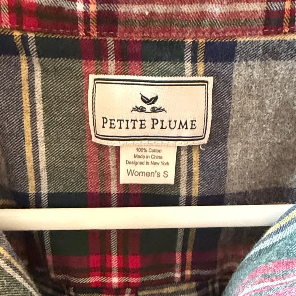 Petite Plume Westminster Tartan Cotton Nightgown